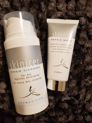 Test redakcyjny maseczki do twarzy Skinicer® Repair Mask i żelu do mycia twarzy Skinicer® Repair Cleanser od W&amp;P Cosmetics