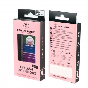 Rzęsy extreme volume mix kolorowe