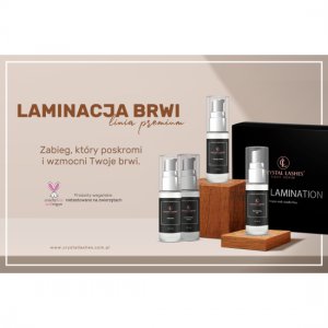 Zestaw do Laminacji Brwi PREMIUM "Natural Beauty" by Crystal Lashes®