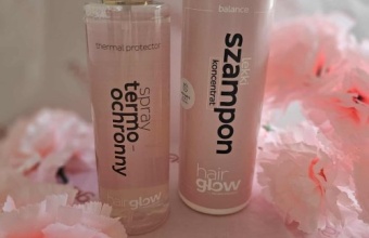 Test szamponu i sprayu termo-ochronnego Clear 200 HairGlow by Keratin Moment